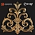 Elegant Decorative Ornament 3D model small image 1