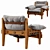 Modern Espasso Moleca Lounge Armchair 3D model small image 2
