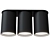 Sleek BP Triple Spot by Pikartlights 3D model small image 1