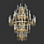 Elegant Gala Chandelier: Illuminate in Style 3D model small image 1