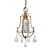 Feiss Valentina Crystal Pendant Light 3D model small image 1