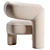 Italian-inspired Via del Corso Armchair 3D model small image 2