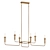 Sleek Linear Suspension Light: Alden 3D model small image 1
