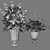 Caspian Rose Flower Set 3D model small image 6