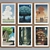 Anime-inspired Set of 6 Picture Frames with Multiple Finishes 3D model small image 5