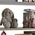 Adorable Nursery Decor Set 3D model small image 2