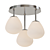 IKEA DEJSA Ceiling Light - Chrome and Blown Glass 3D model small image 1