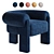 Sevigne Armchair: Aesthetic Comfort 3D model small image 1