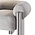 Sevigne Armchair: Aesthetic Comfort 3D model small image 5