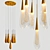 Elegant Glass Pendant Lighting 3D model small image 2