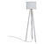 Sleek Wood Tripod Floor Lamp 3D model small image 2