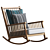 Modern Rocking Chair: Gervasoni InOut 3D model small image 1