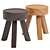 Frama AML Stool: Timeless Design, Pine 3D model small image 1