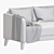 Modern 2-seat Sofa - Linanäs 3D model small image 5