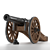 Ancient Warfare: 12-Pound Field Cannon 3D model small image 12