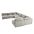 Mid-century Modern Zanotta Modular Sofa 3D model small image 5