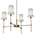 Elegant Mini Point Chandelier 3D model small image 1