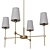 Elegant Mini Point Chandelier 3D model small image 3