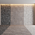 Elegant Gré Rock Tile 3D model small image 1