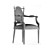 Elegant CITTERIO LILLE Table Set 3D model small image 4