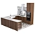 Capsule Kitchen Set with Fulgor Milano, Smeg & Elica: Modern & Functional 3D model small image 15