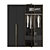 Spacious 3-Door Cupboard 3D model small image 1