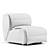 Flora Flou Contemporary Armchair 3D model small image 4