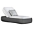 Manutti Kobo Lounger: Stylish Modern Outdoor Furniture 3D model small image 6