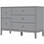 Simple Kids Wide Dresser 3D model small image 5