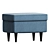 Comfortable Footrest: STRANDMON Footstool 3D model small image 2