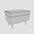 Comfortable Footrest: STRANDMON Footstool 3D model small image 4