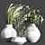 Elegant Floral Bouquet Collection 3D model small image 6