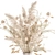 Elegant White Reed Floral Arrangement 3D model small image 3