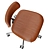 Engelbrechts Kevi 2534U: Elegant Swivel Chair 3D model small image 4