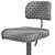 Engelbrechts Kevi 2534U: Elegant Swivel Chair 3D model small image 6