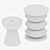 African-Inspired Set of Tables 3D model small image 3