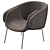 Elegant Anita Armchair: Timeless Comfort 3D model small image 2