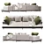 Modern Millimeter-Sized Divan 3D model small image 2