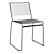 Danny Chair: Stylish Black Stool 3D model small image 1