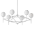 Ivy Bronx Eastbourne 6-Light Chandelier 3D model small image 2