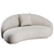 Elegant Julep Chaise: Luxurious Tacchini Design 3D model small image 4