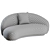 Elegant Julep Chaise: Luxurious Tacchini Design 3D model small image 6