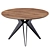 Eliza Walnut Veneer Table 3D model small image 1