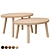 Stockholm Walnut Dining Set 3D model small image 2