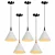 Vintage Cement Pendant Lights: Industrial Nordic Loft Decor 3D model small image 1