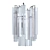 Venini Trilobi: Handcrafted Modular Triangle Chandelier 3D model small image 2