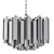 Handcrafted Triangular Chandelier 3D model small image 3