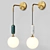 Petit Glass Wall Sconce by Lampatron 3D model small image 1