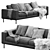 Elegant Neo 3-Seater Sofa 3D model small image 2