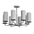 Licia 8x Ceiling Chandelier 3D model small image 2